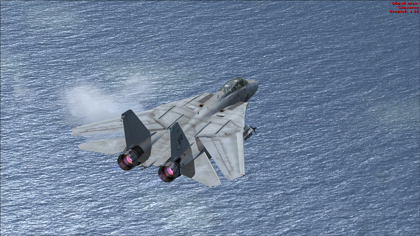 Grumman F-14 Super Tomcat, скачать самолеты для Microsoft Flight Simulator