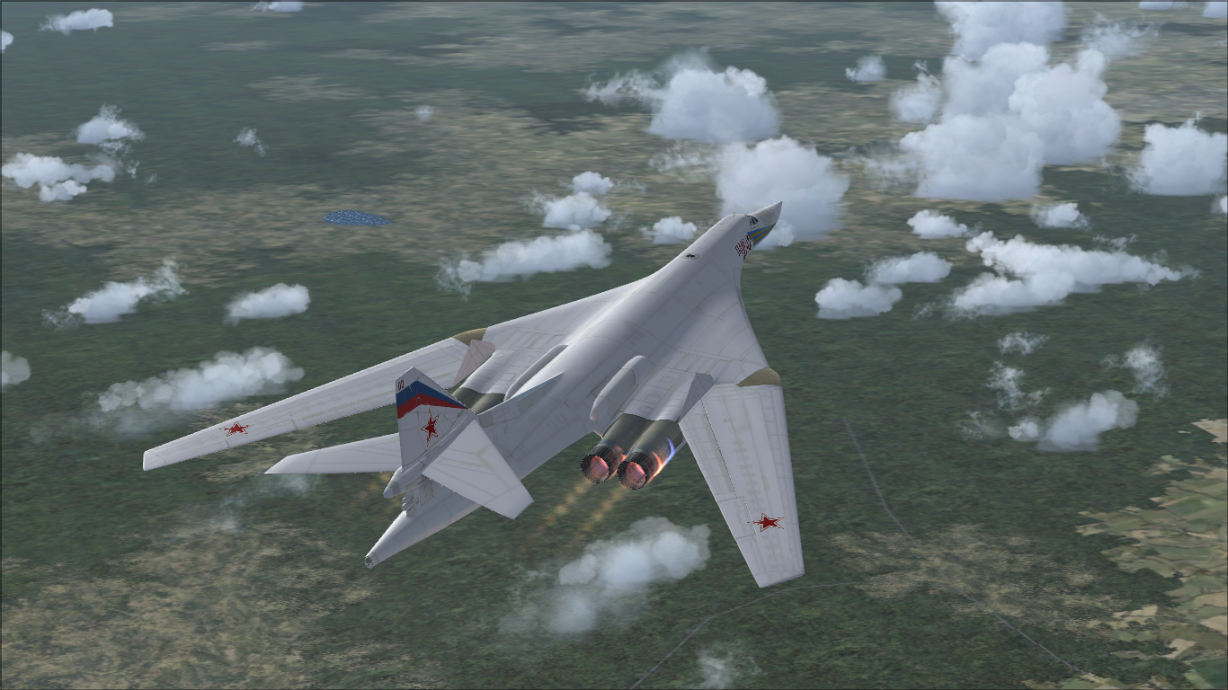 Скачать военные самолеты для FSX, скачать Ту-160 для MIcrosoft Flight Simulator