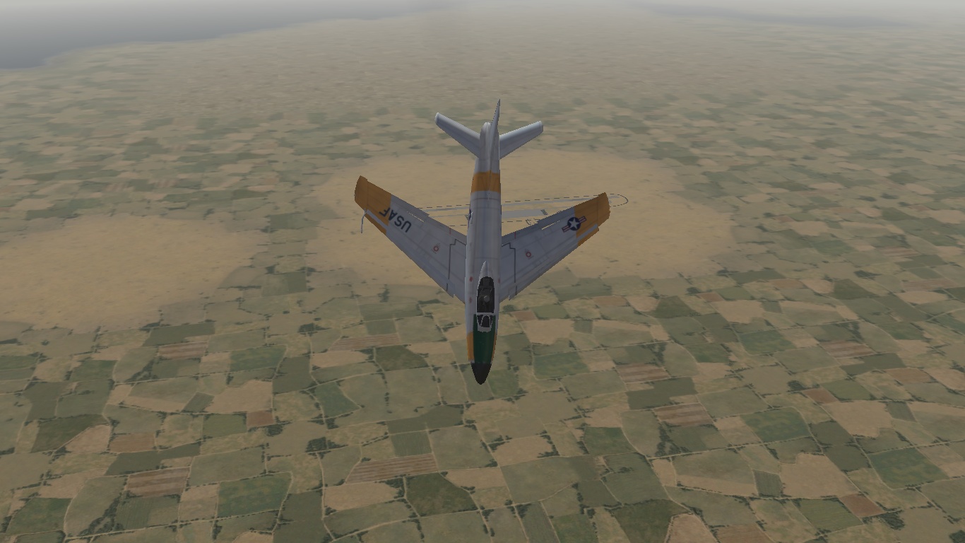 Истребитель F-86 Sabre для Strike Fighters 2